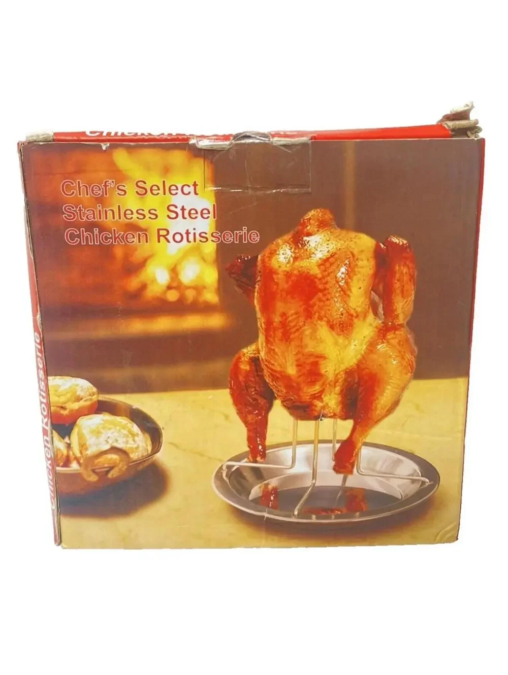 Chicken Roaster Stainless Steel Chicken Rotisserie Brand New Open Box